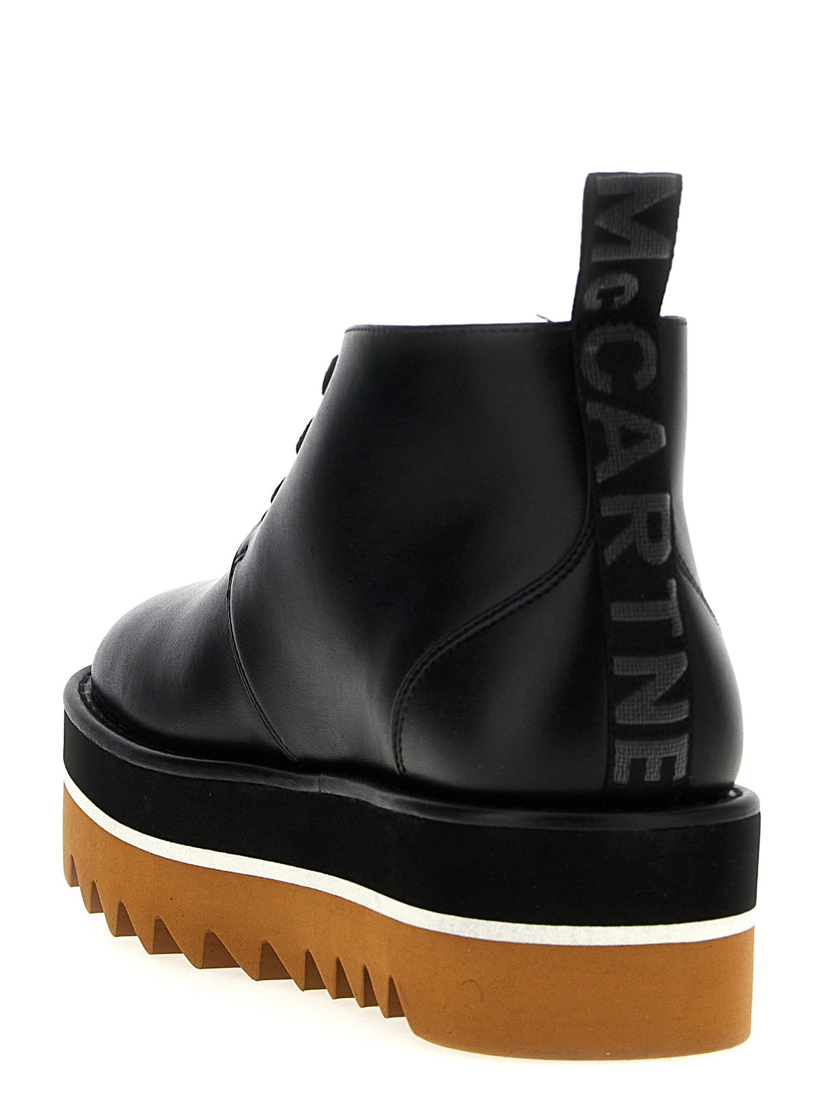 Stella McCartney Desert Sneak Elyse Ankle Boots Black, view 3