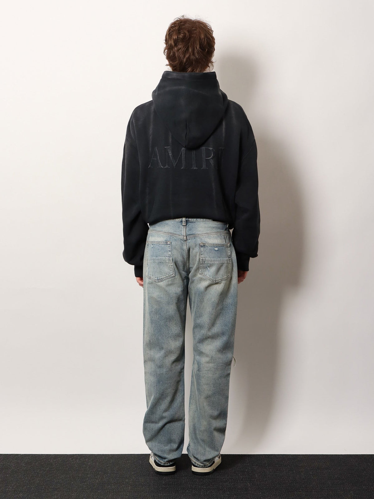 AMIRI Men's Destroyed Effect Jeans Blue
