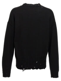 Marni Destroyed Effect Sweater Black