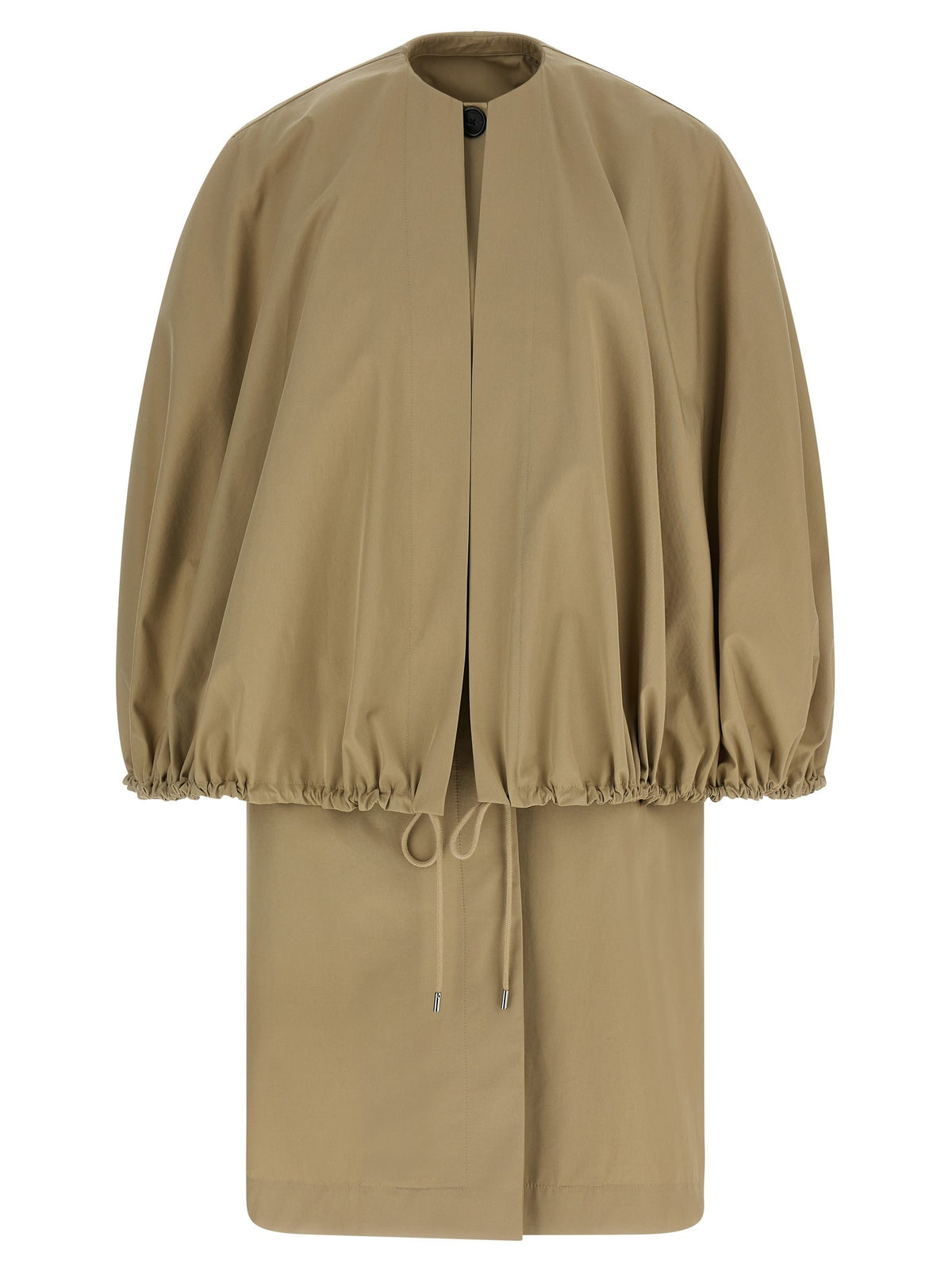 Toteme Detachable Cape Coat Jacket Beige