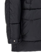 Laminar Detachable Hood Down Jacket Black