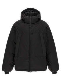 Y-3 Detachable Hood Down Jacket Black
