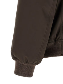 Brunello Cucinelli Detachable Hood Down Jacket Brown