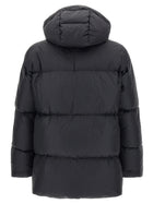 Laminar Detachable Hood Down Jacket Black