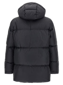 Laminar Detachable Hood Down Jacket Black