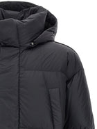 Laminar Detachable Hood Down Jacket Black