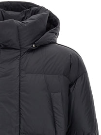 Laminar Detachable Hood Down Jacket Black