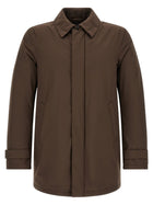 Herno Detachable Hood Parka Brown, view 2