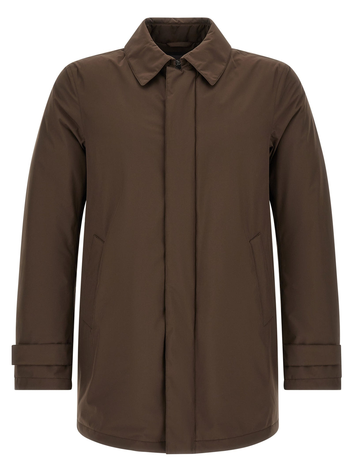 Herno Detachable Hood Parka Brown, view 2
