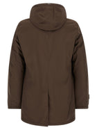 Herno Detachable Hood Parka Brown, view 3