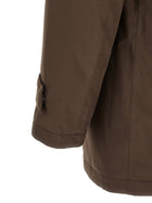 Herno Detachable Hood Parka Brown, view 5