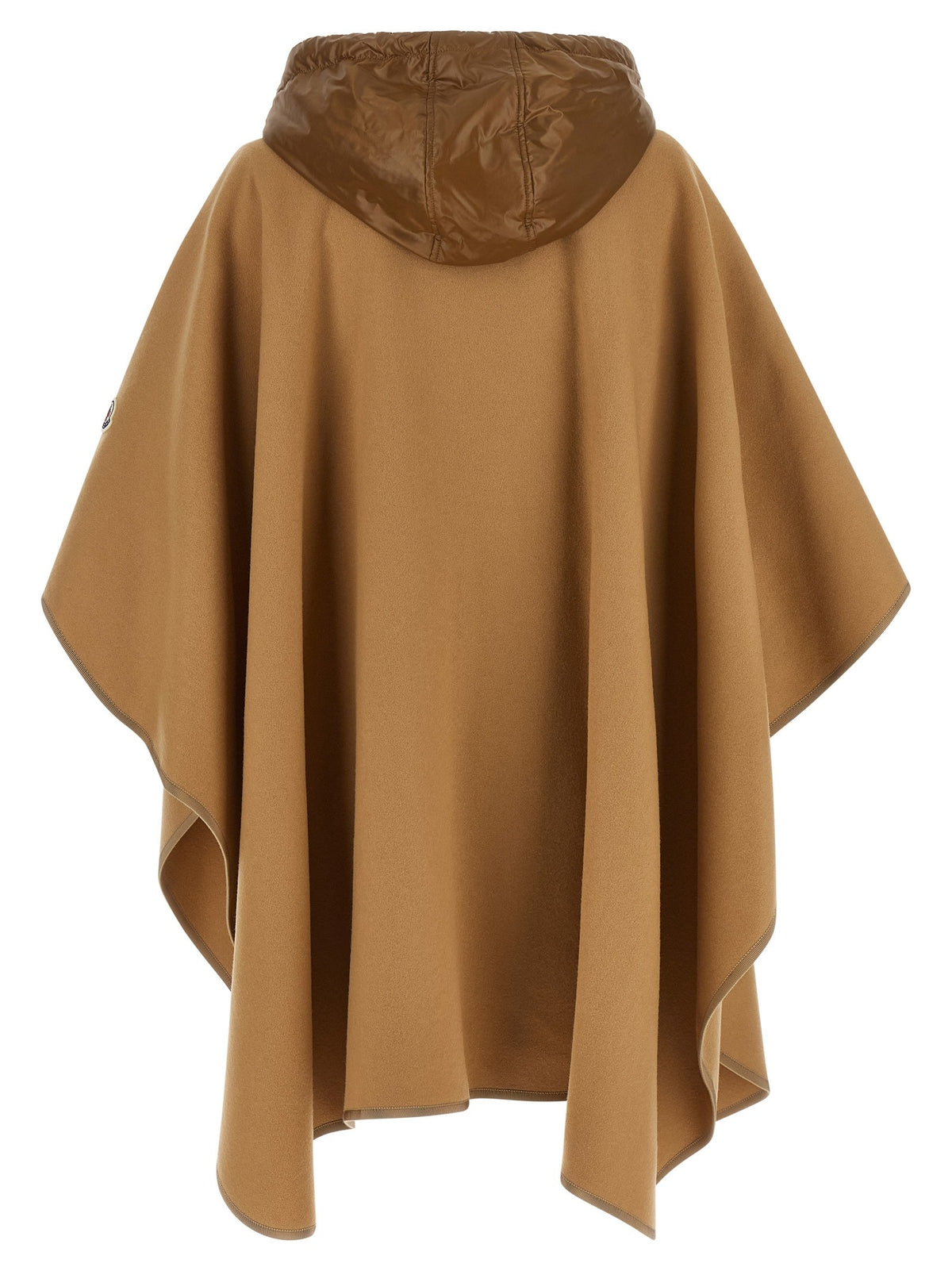 Moncler Detachable Hooded Cape Beige, view 3