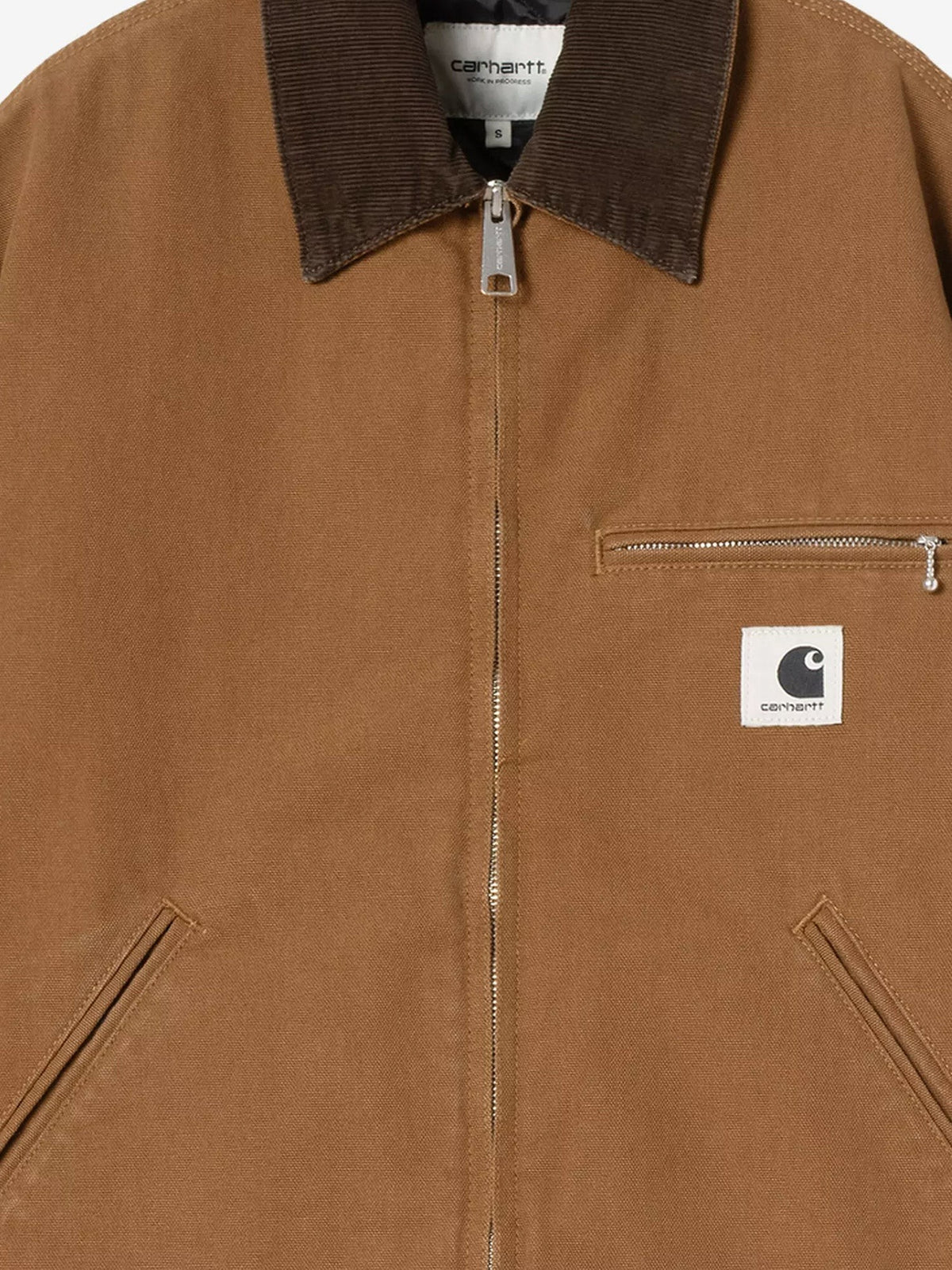 Carhartt Wip Women's Detroit Canvas Jacket Brown, view 3