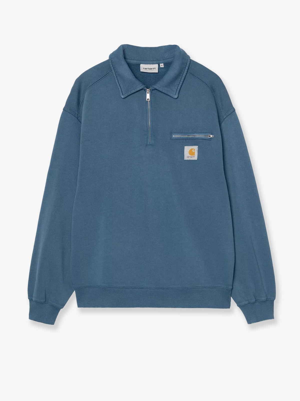 Carhartt Wip Men's Detroit Deying Treatment Cotton Sweatshirt Blue