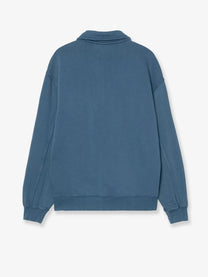 Carhartt Wip Men's Detroit Deying Treatment Cotton Sweatshirt Blue