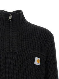 Carhartt Wip Detroit Half Zip Sweater Black