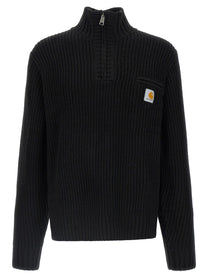 Carhartt Wip Detroit Half Zip Sweater Black