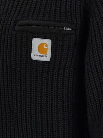 Carhartt Wip Detroit Half Zip Sweater Black