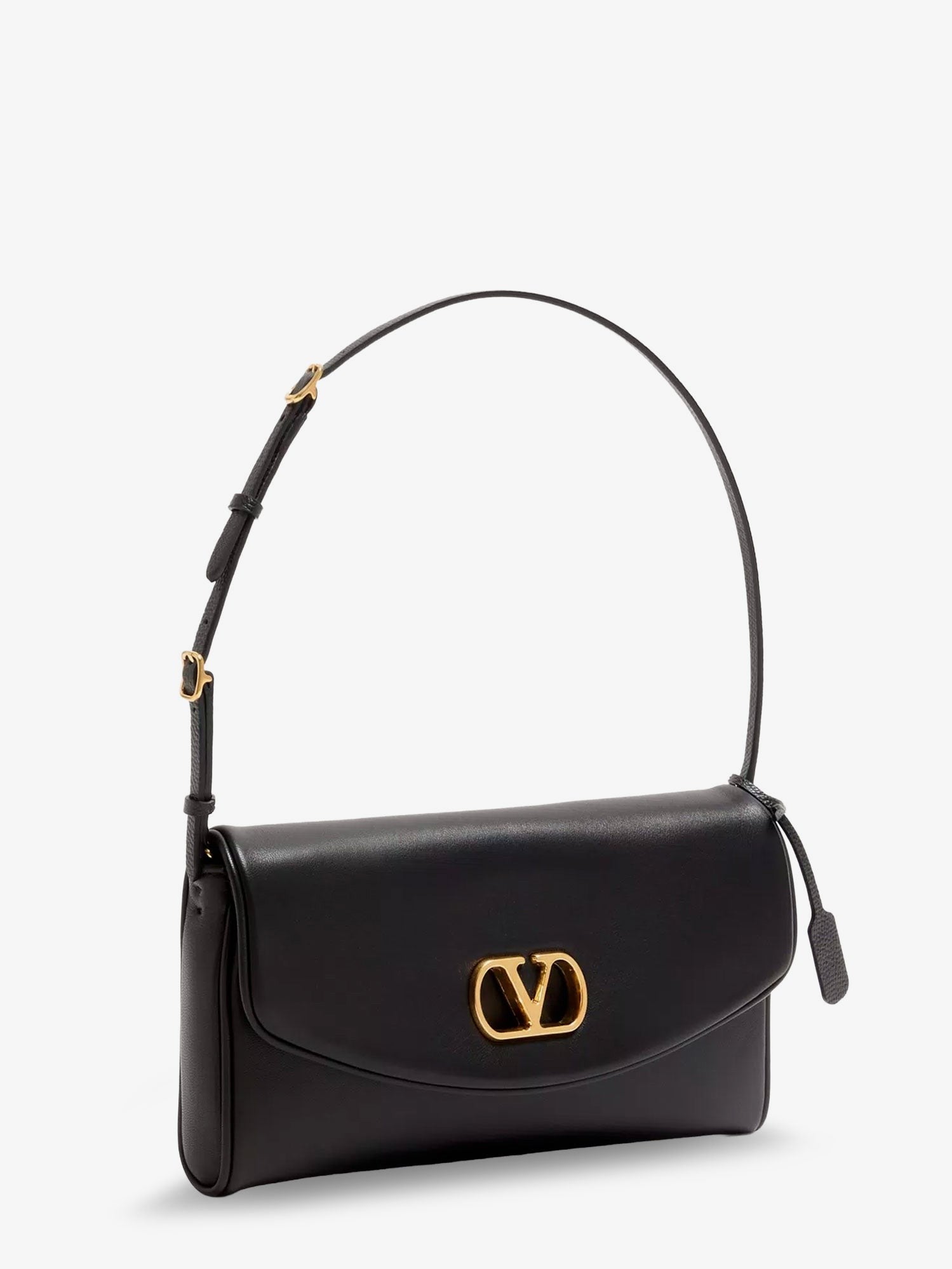 Valentino Women's Devain Leather Shoulder Bag Black