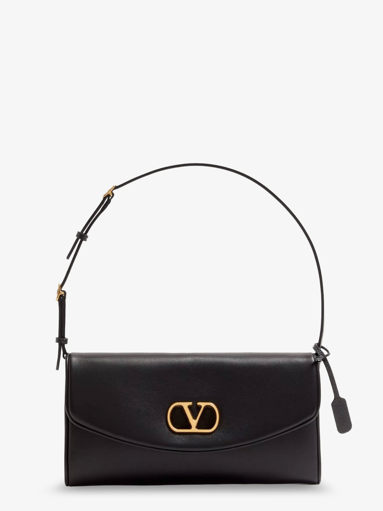 Valentino Women's Devain Leather Shoulder Bag Black