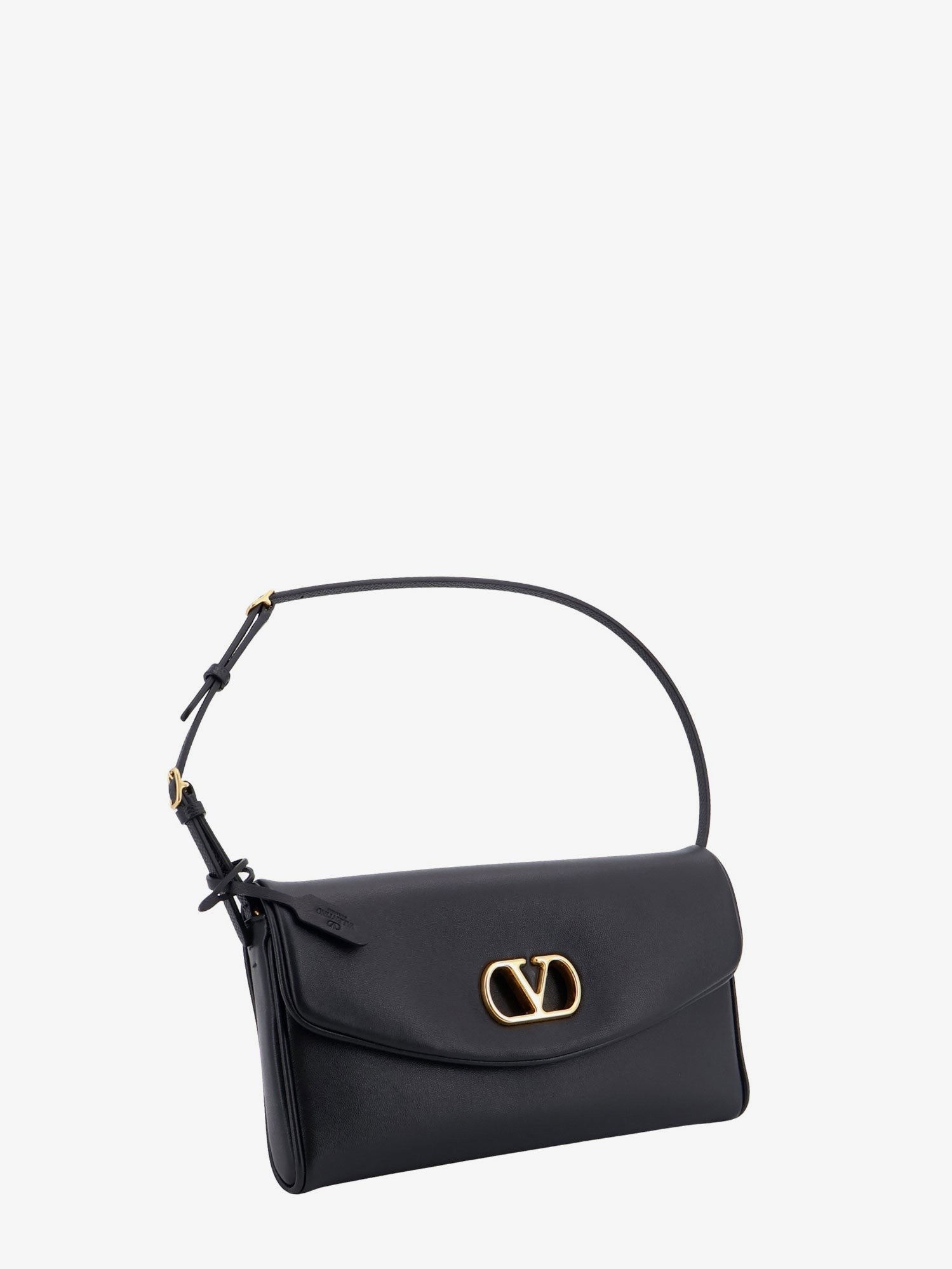Valentino Women's Devain Leather Shoulder Bag Black
