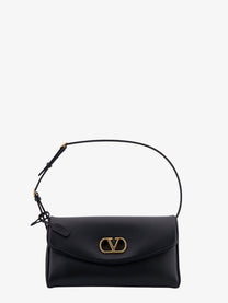 Valentino Women's Devain Leather Shoulder Bag Black