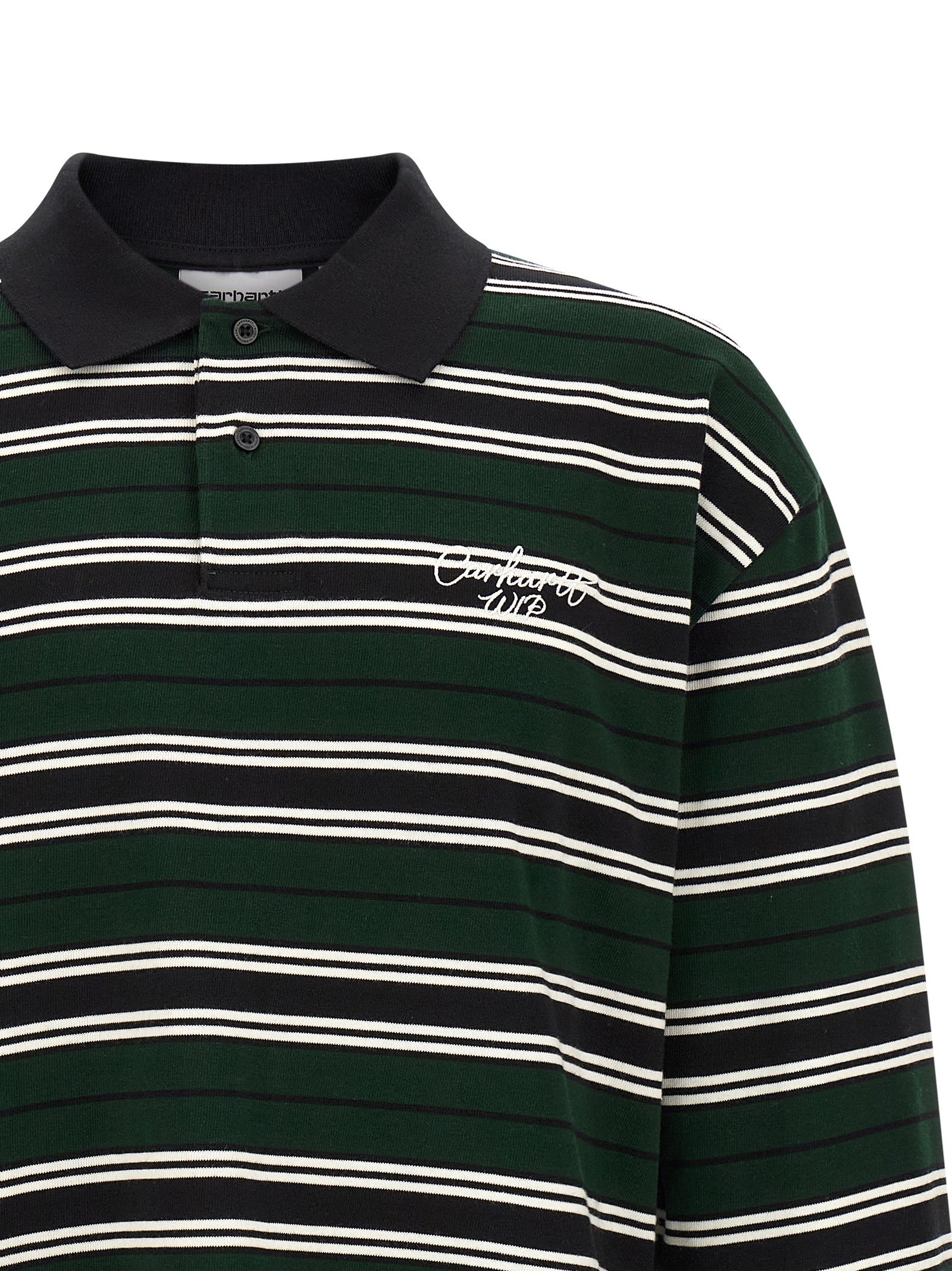 Carhartt Wip Devitt Rugby Polo Shirt Green