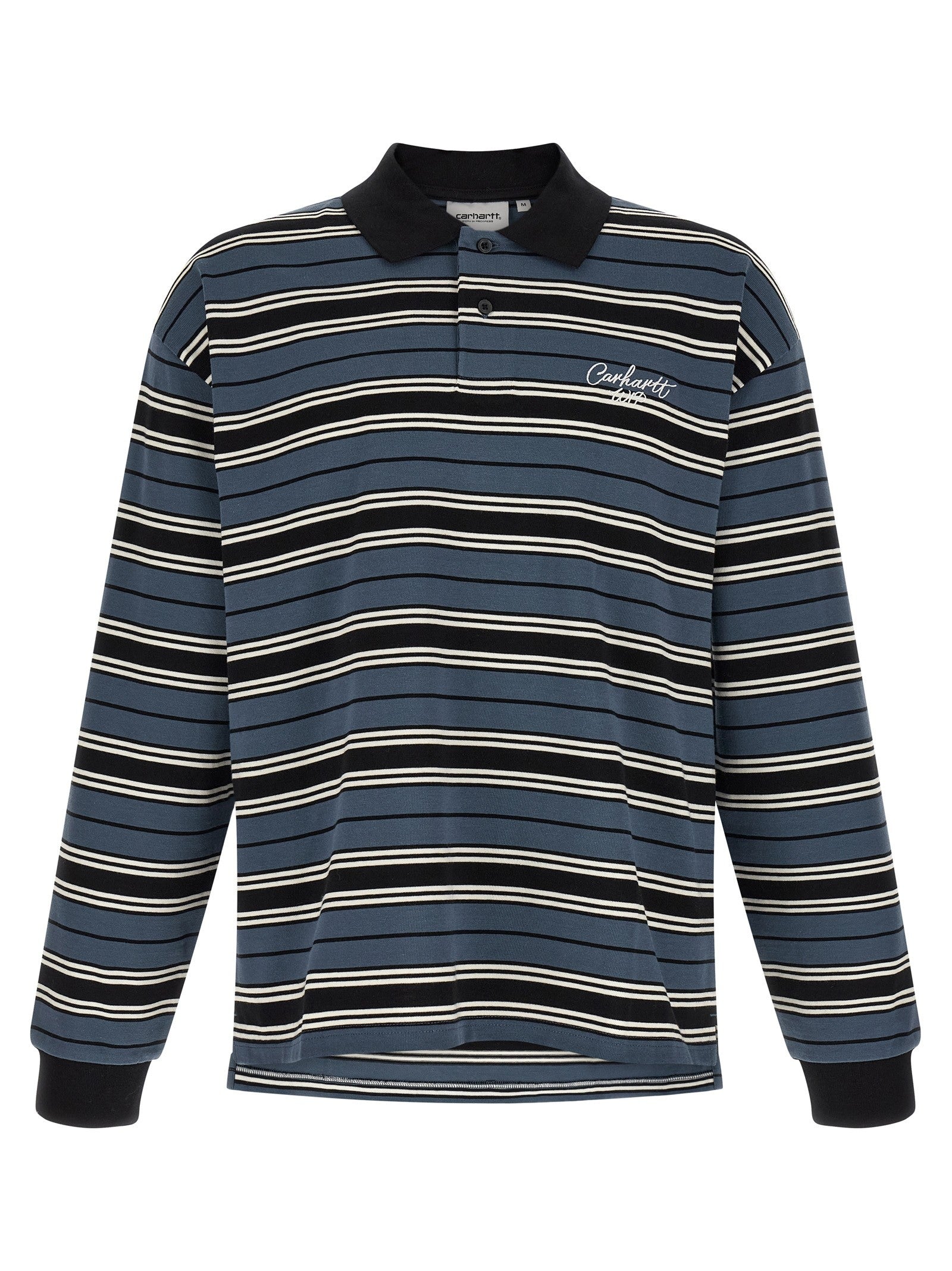 Carhartt Wip Devitt Rugby Polo Shirt Grey
