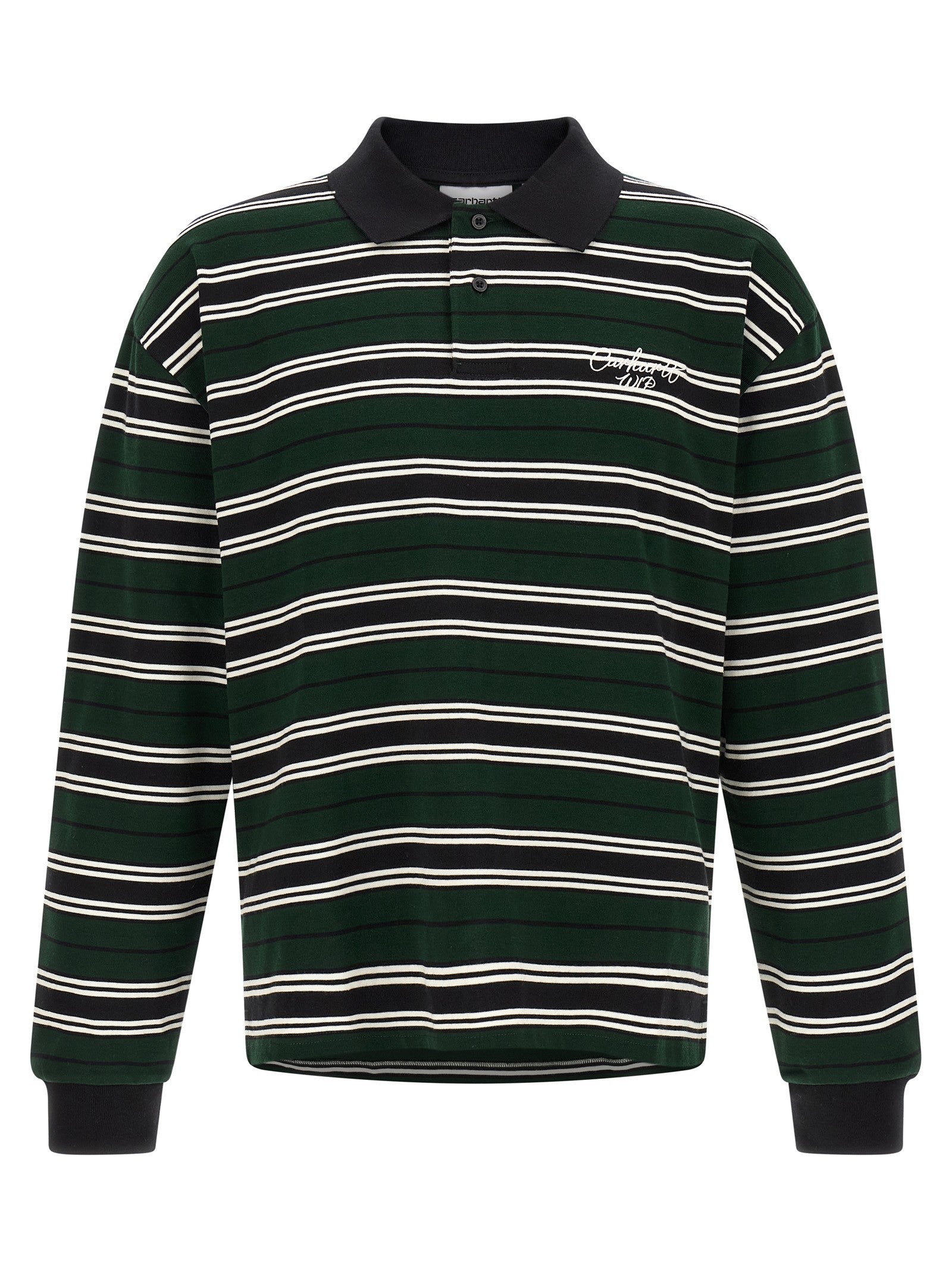 Carhartt Wip Devitt Rugby Polo Shirt Green
