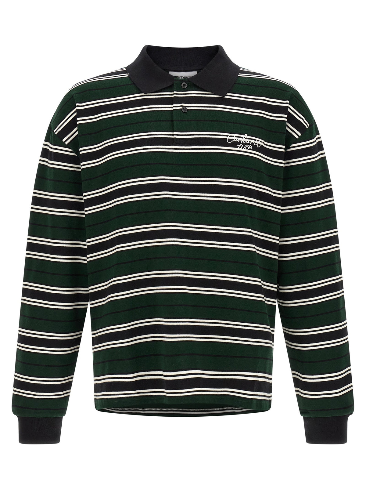 Carhartt Wip Devitt Rugby Polo Shirt Green