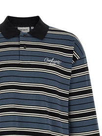 Carhartt Wip Devitt Rugby Polo Shirt Grey