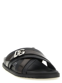 Dolce &amp; Gabbana DG Casual Sandals Black