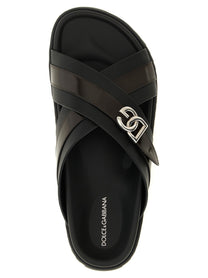 Dolce &amp; Gabbana DG Casual Sandals Black