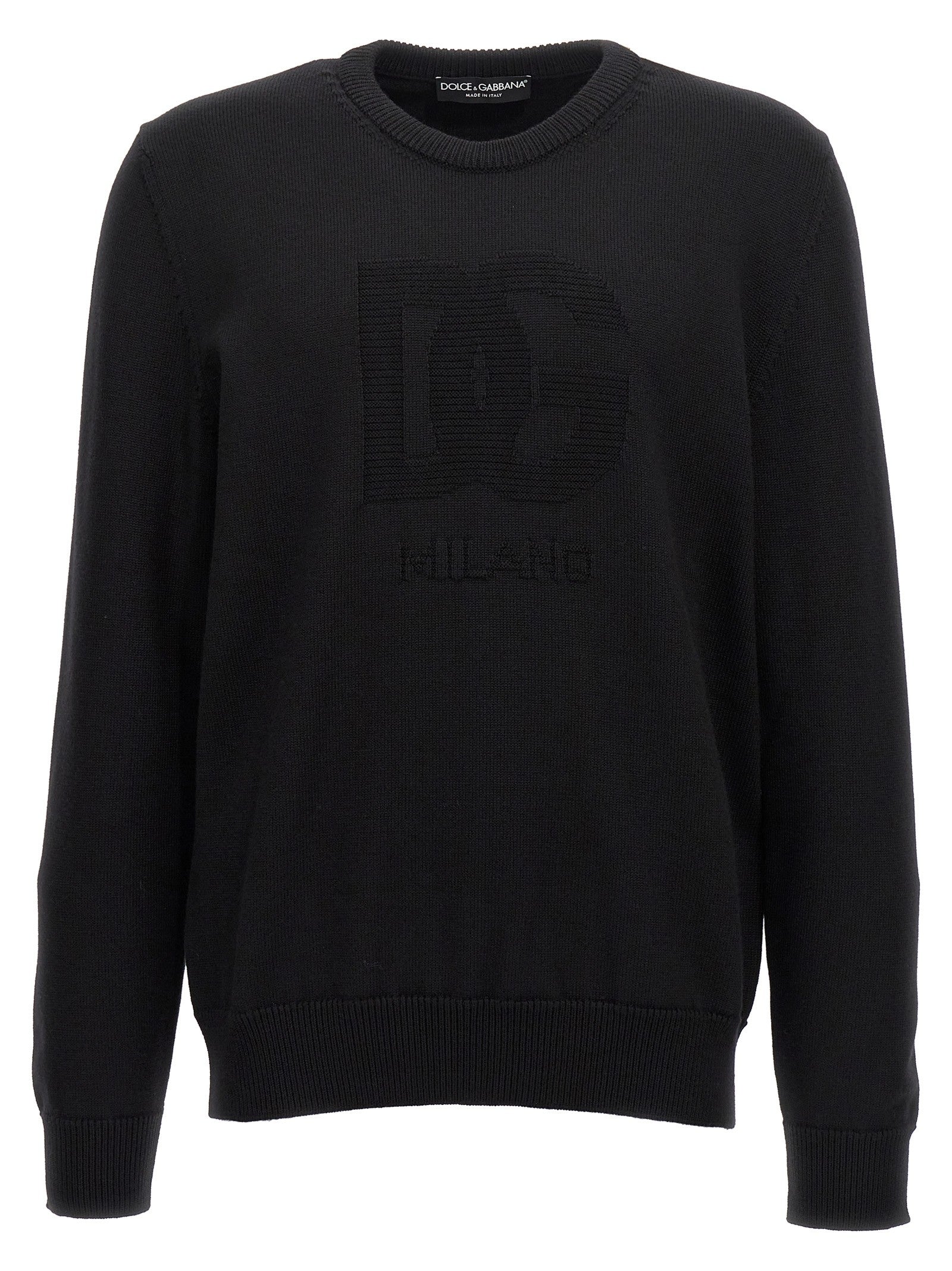 Dolce &amp; Gabbana DG Intarsia Sweater Black