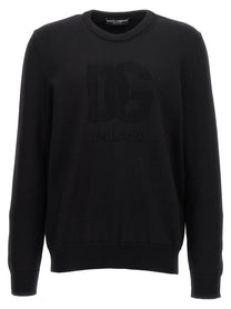 Dolce &amp; Gabbana DG Intarsia Sweater Black