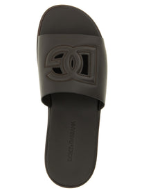 Dolce &amp; Gabbana DG Light Sandals Brown