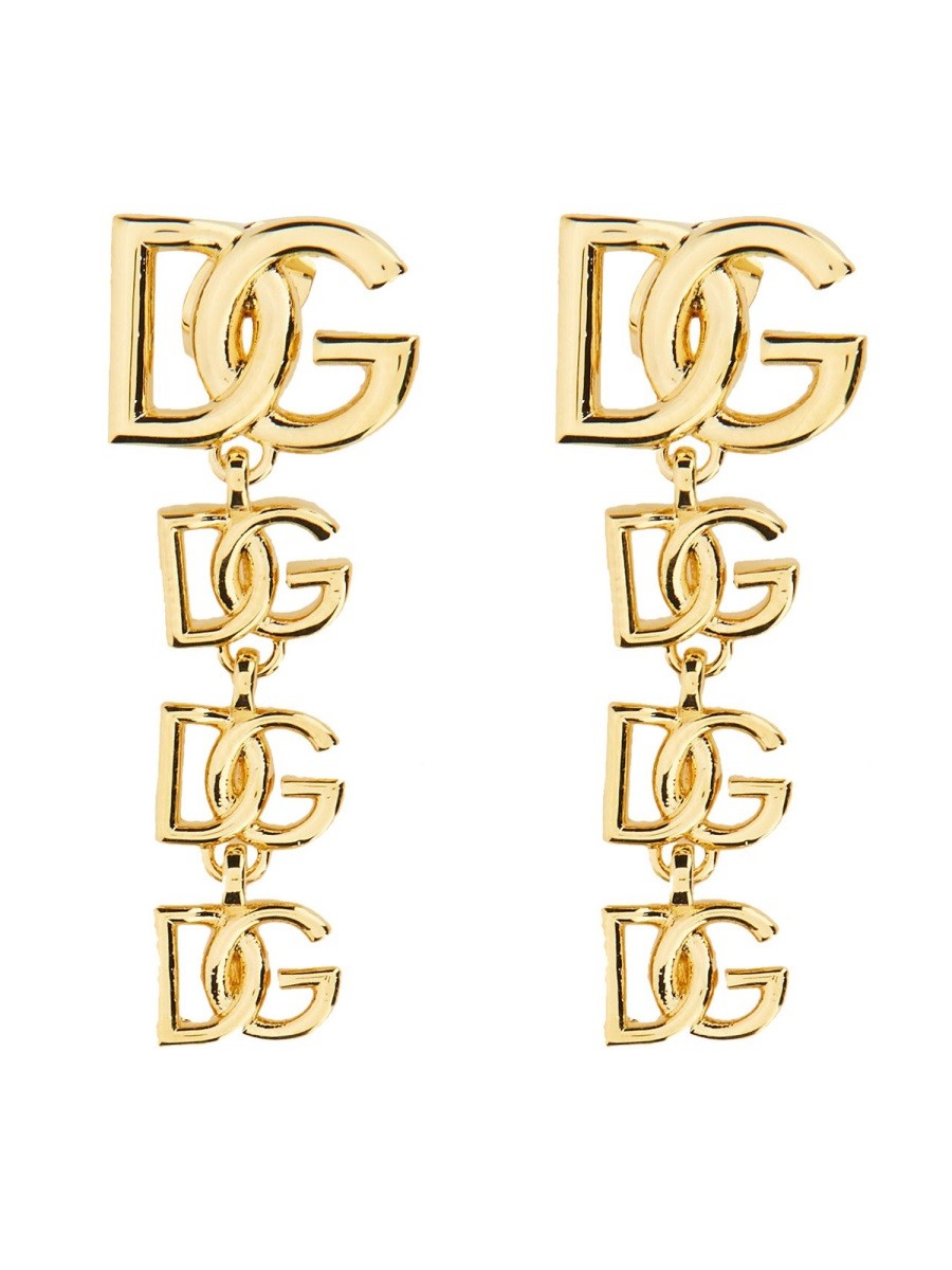 Dolce &amp; Gabbana Women's DG Long Earrings Gold