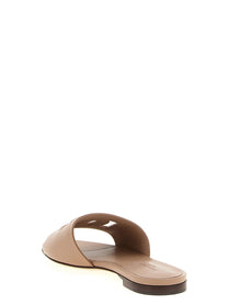 Dolce &amp; Gabbana DG Millennials Slides Beige