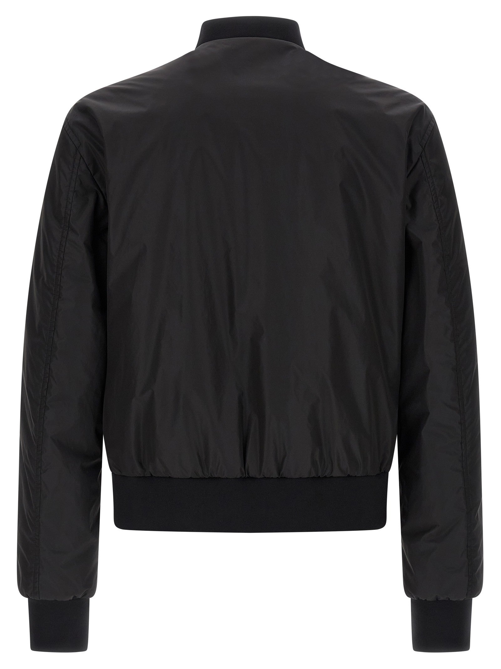 Dolce &amp; Gabbana DG Patch Bomber Jacket Black