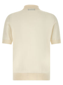 Dolce &amp; Gabbana DG Patch Polo Shirt White