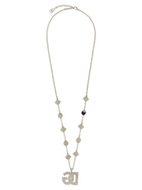 Dolce &amp; Gabbana DG Pendant Necklace Silver