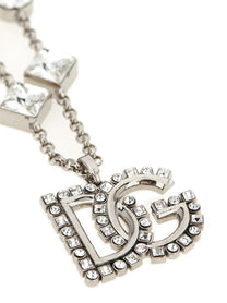 Dolce &amp; Gabbana DG Pendant Necklace Silver