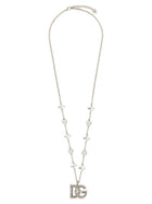 Dolce &amp; Gabbana DG Pendant Necklace Silver
