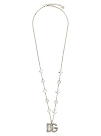 Dolce &amp; Gabbana DG Pendant Necklace Silver