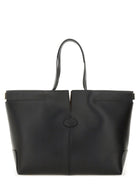 Tod's Women's DI Bag Folio Medium Small Bag Black