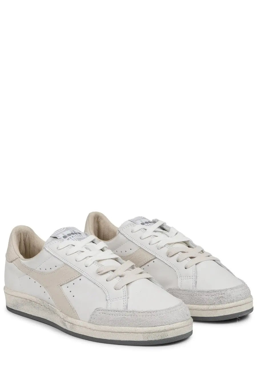 Diadora Men's Sneaker Prestige Used White, view 2