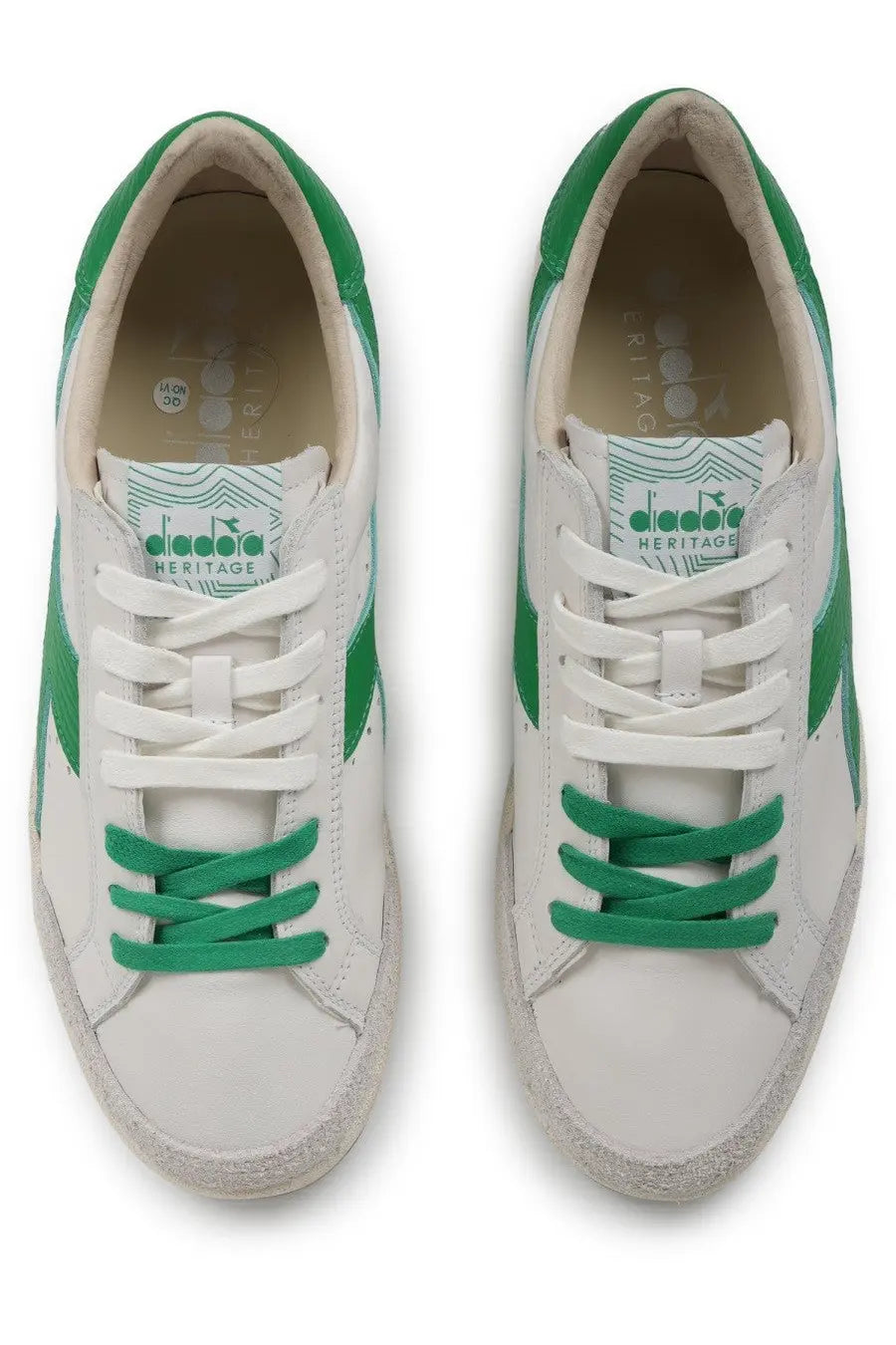 Diadora Men's Sneaker Prestige Used White, view 5