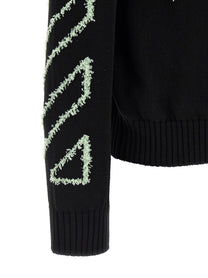 Off-White Diag Outline Sweater Black
