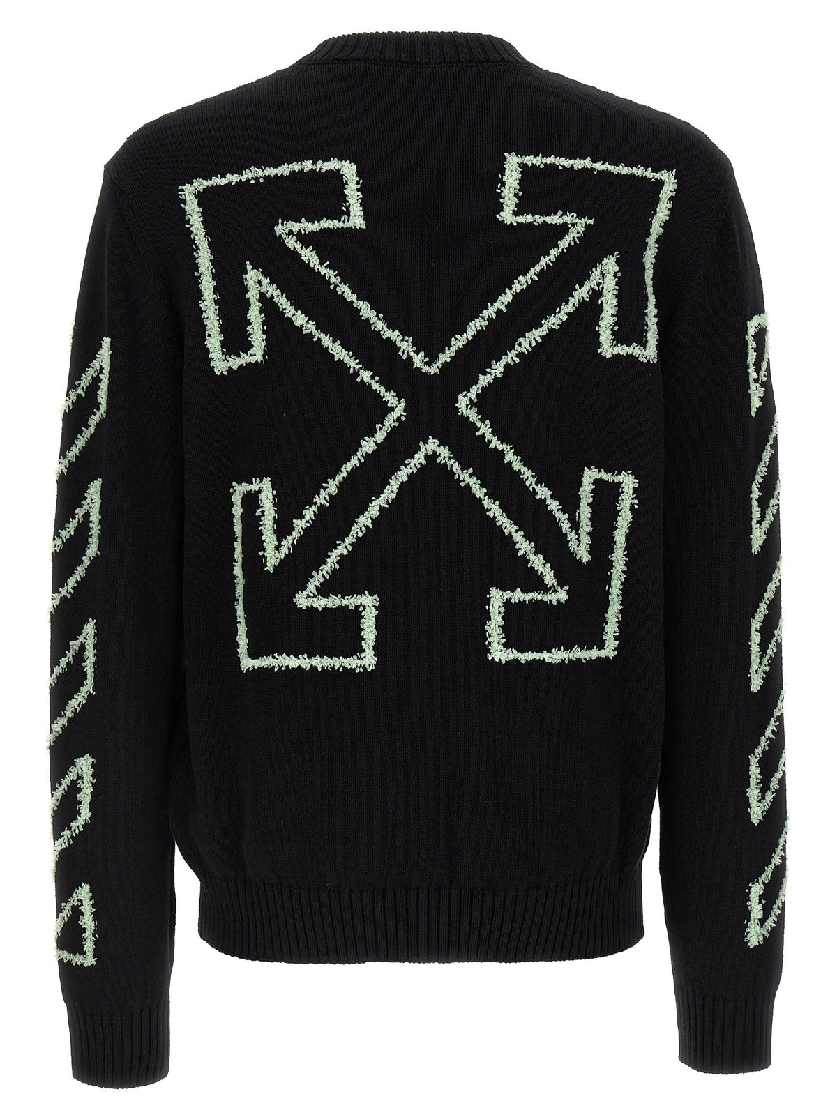 Off-White Diag Outline Sweater Black