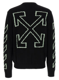 Off-White Diag Outline Sweater Black